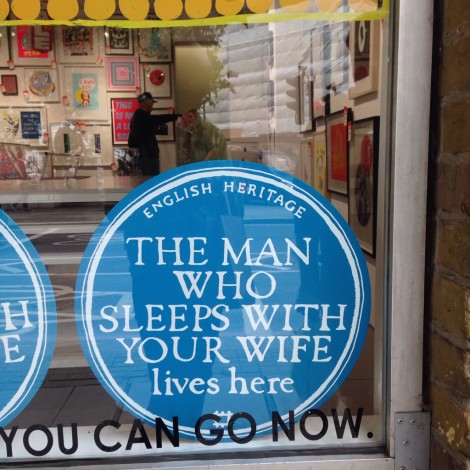 The ultimate blue plaque!